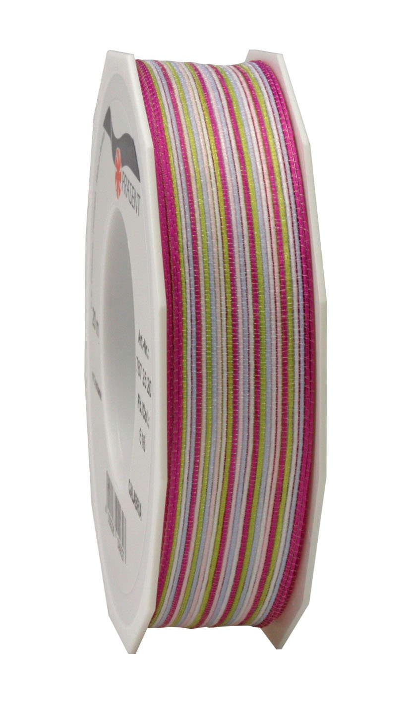 C.E. Pattberg Präsent - Calabria Wired Ribbon Rose Tyrien 25 mm width, 20 m length — image 1