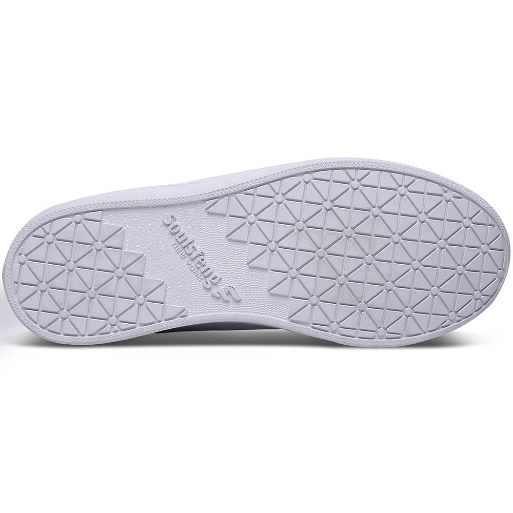 Soulsfeng Men Women Trainers Skateboarding Shoes Top Layer Leather White Shoes(White 7UK)