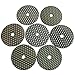 Easy Light Premium Grade 5 Inch Diamond Dry Polishing Pads for Sanding Marble Granite Stone Pack of 7 Grit 50-3000