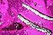Howarmer 18x18 Inch Cotton Reversible Sequined Throw Pillows for Teen Girls,Pillow Cases Hot Pink, Magic Sequins, (18x18-Inch, Hot Pink-Silver)