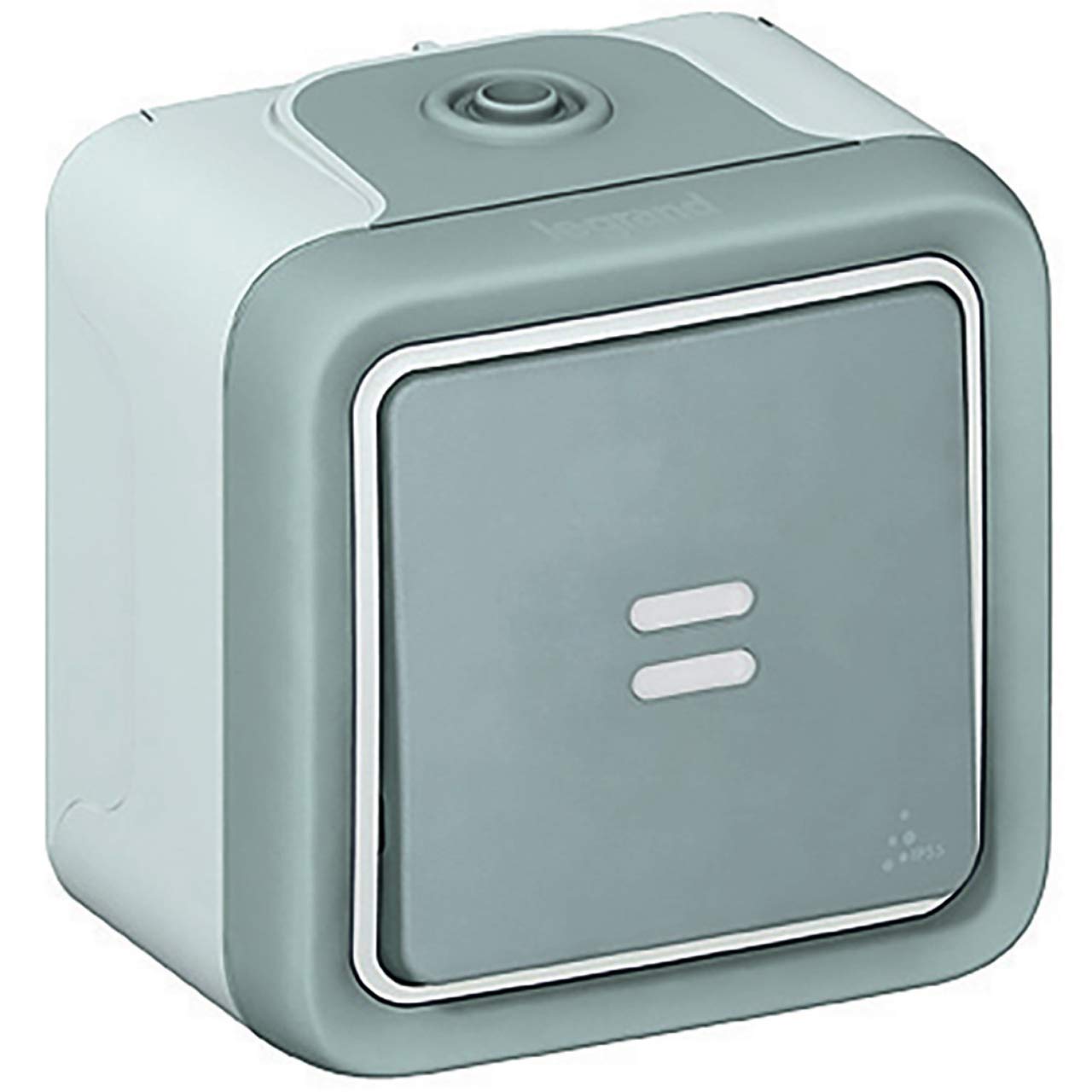Legrand – 069713 Int/conmut C/Lumine Grey Plexo II monob. SUP Ref. 6565120019