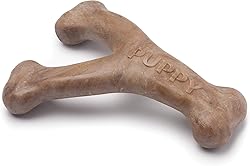 Benebone Puppy Wishbone Dog Chew Toy, Made in