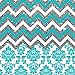 Non-Slip Rectangle Mousepad, FINCIBO Teal Chevron Damask Mouse Pad for Home, Office and Gaming Desk