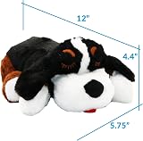 Snuggle Puppy Plus Dog Toy with 3 Heat Packs RealFeel Heartbeat Bernese view 7