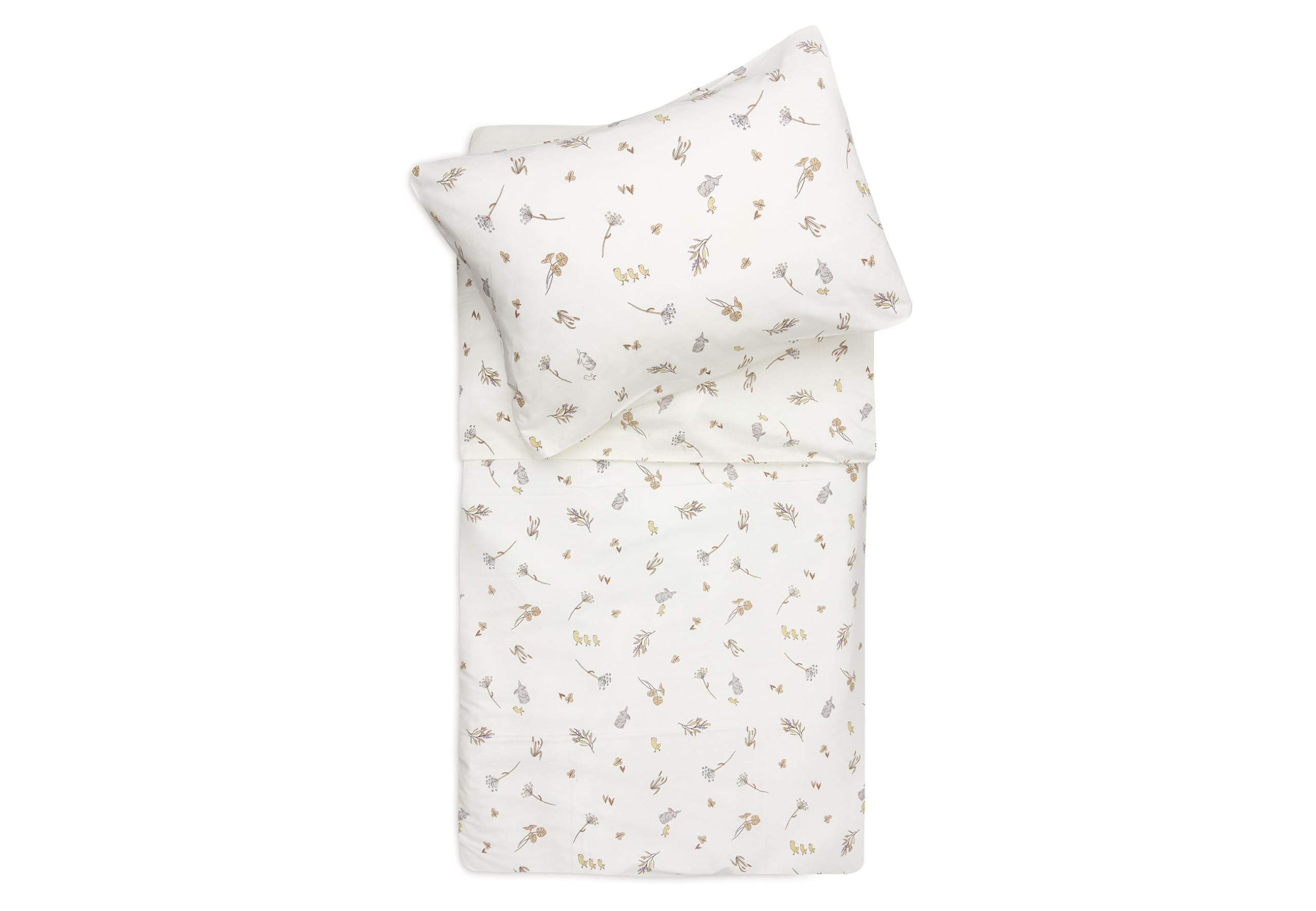 Jollein Riverside Children's Bed Linen, 100 x 140 cm, 100% Cotton, Oeko-Tex Certified, Baby Bedding with Pillowcase, Bedding Set