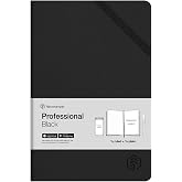 NEO SMARTPEN N Hardcover Professional Notebook with Ruled-Plain Pages | Smartpen-ready hardcover notebook for handwritten notes, real-time digitization with 125 Ruled &amp; 125 Blank Pages, 5.5 x 8 in