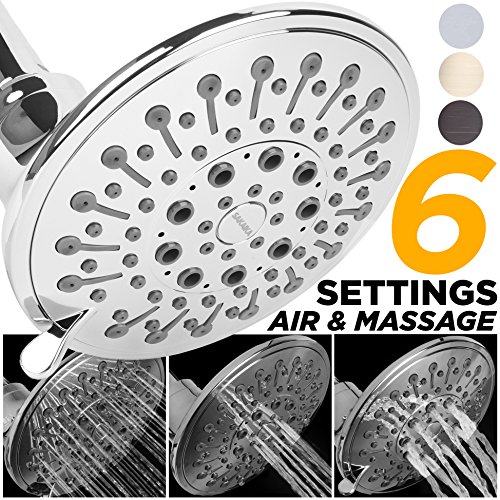 Buy New Massage Shower Head High Pressure Wall Adjustable Fixed Shower