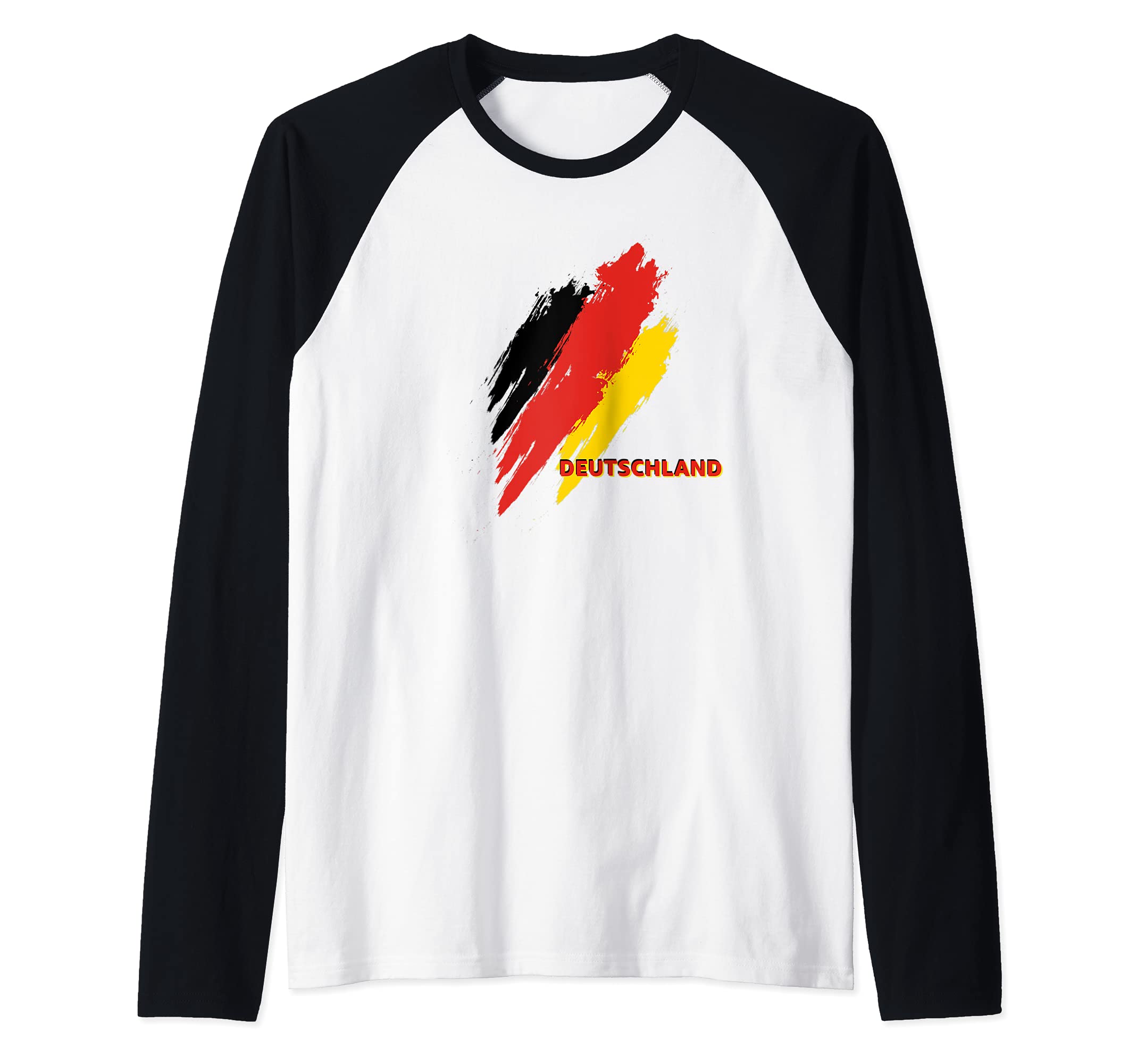 Flag Germany Raglan Baseball Tee