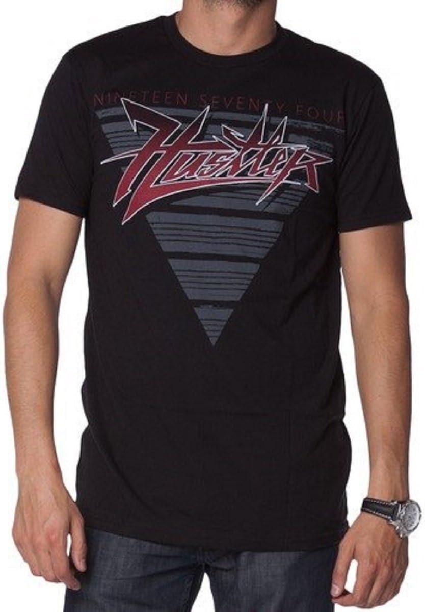Hustler Phantom Mens Black Slim Tee MR3055, M