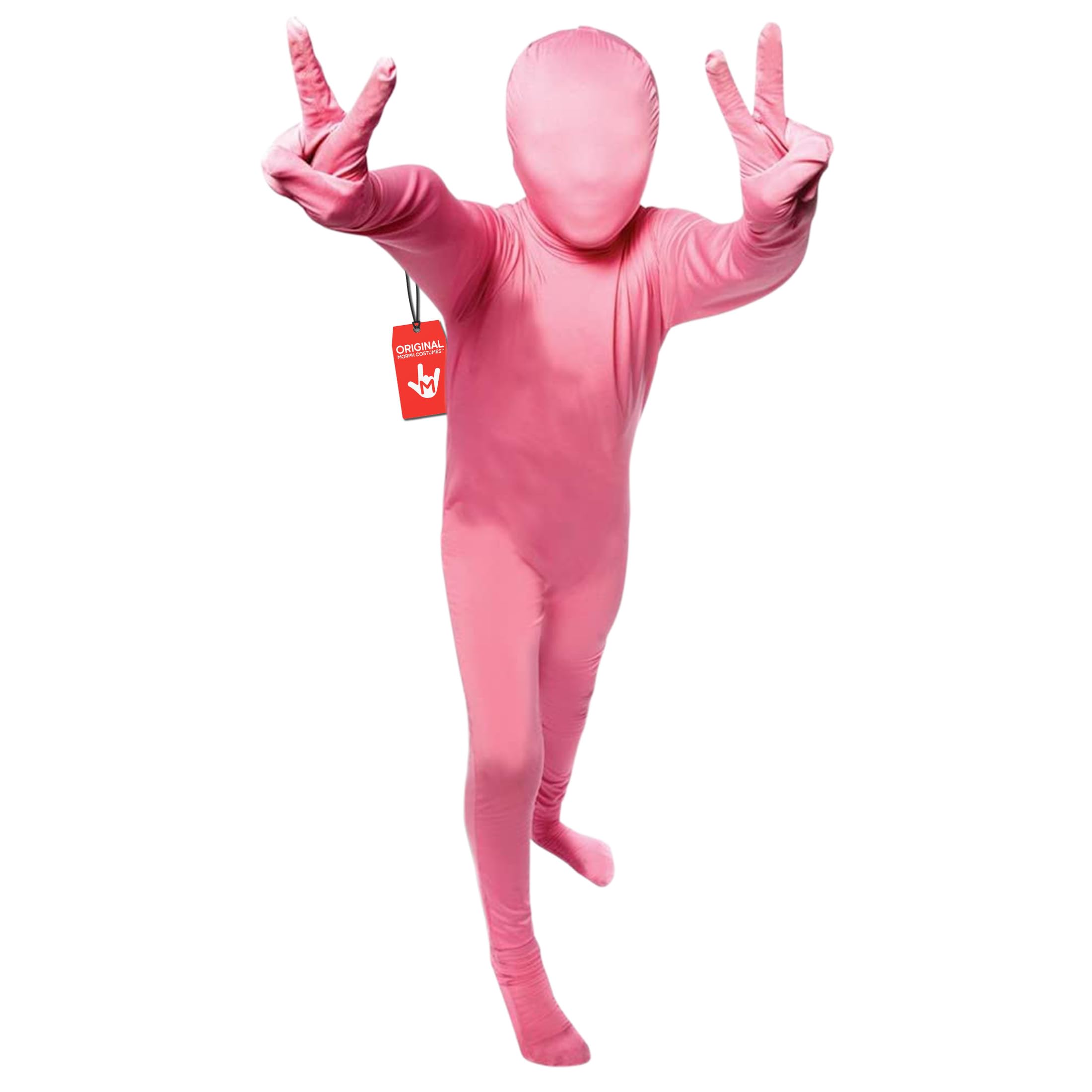 Morphsuit Kids Full Body Costume - Pink, S | Original Bodysuit for Children | Super Stretch Suit Great for DIY Party Outfit | Halloween, Cosplay, Fancy Dress | For Boys & Girls โ image 1