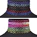 FENICAL Choker Necklace Stretch Gothic Tattoo Henna Elastic Choker Necklace Set 12-Pack
