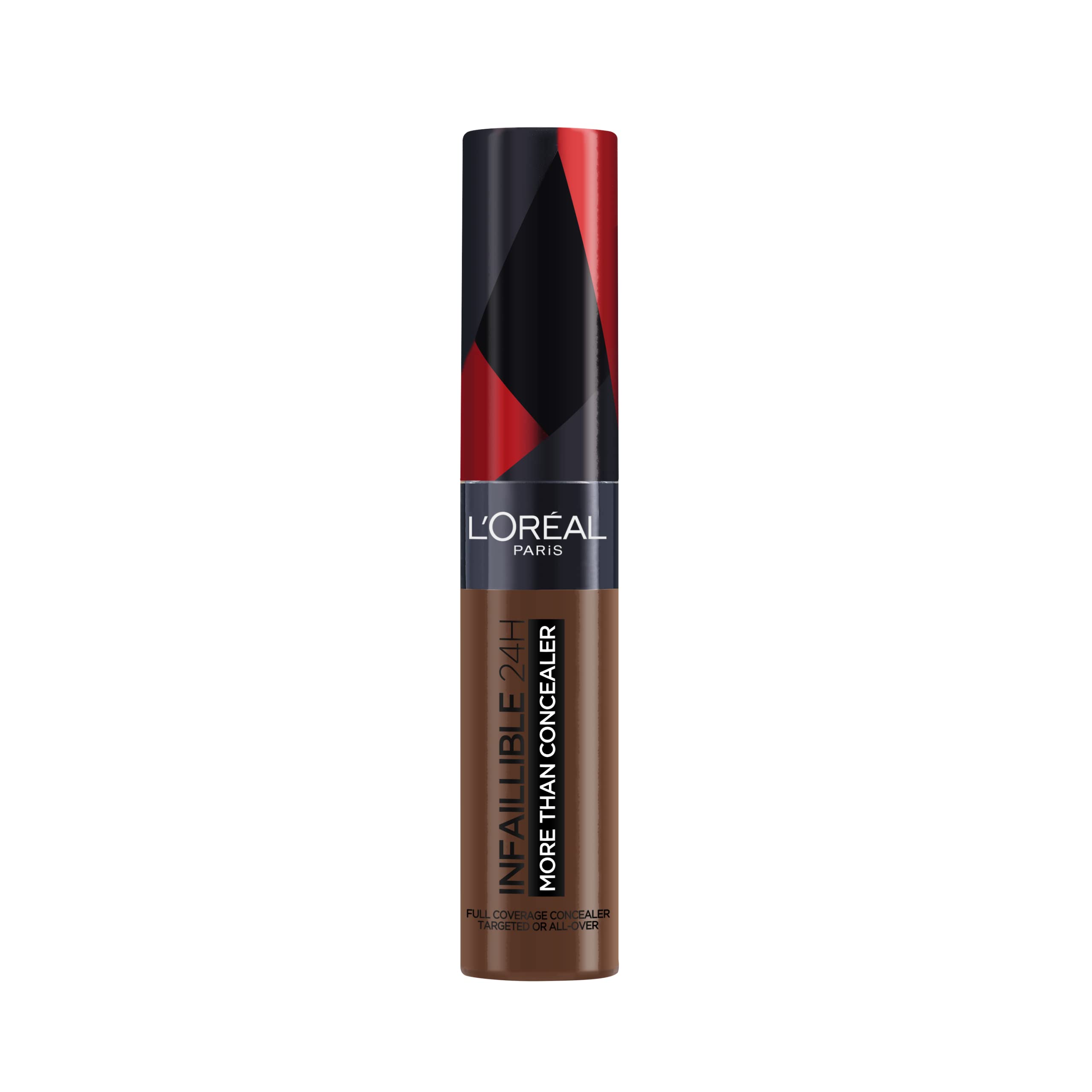 L'Oréal Paris Infallible 24H More Than Concealer, Full-coverage, Longwear and Matte Finish, 343 Ebony