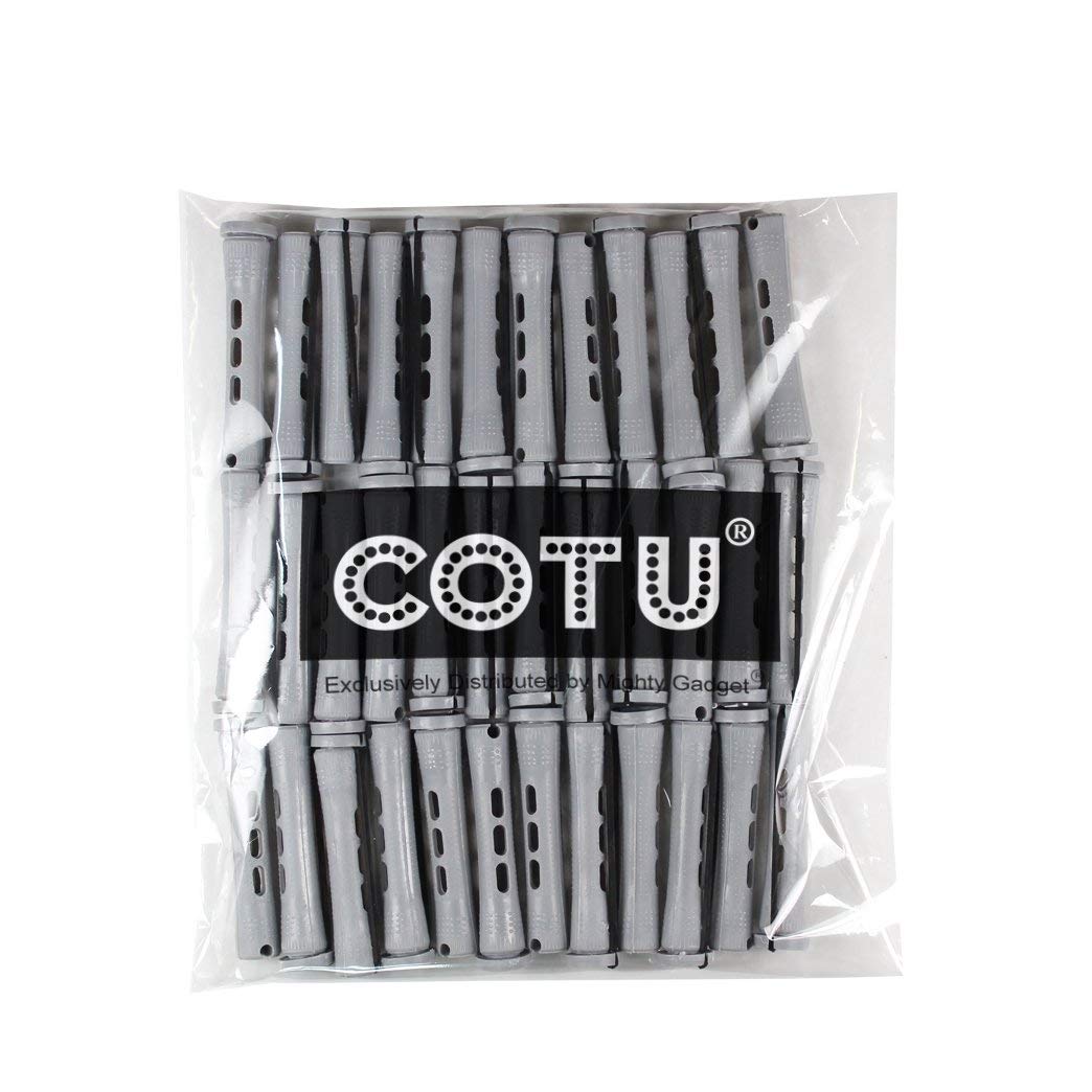 Buy Cotu 36 Pc Of Cotu R Hair Perm Rods Short Size Gray