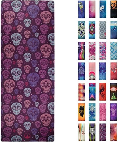 Soul Obsession Printed Yoga Mat, Prana Yoga Mat, Bikram Yoga Mat – Incredibly Comfortable Yoga Mats for Men and Women - Gorgeous Microfiber Printed Designs – Beautiful and Durable Excersize Mat