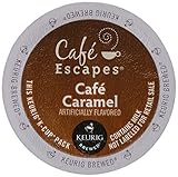 Cafe Escapes Cafe Caramel Coffee (1 Box of 24 K-Cups)