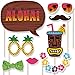 Big Dot of Happiness - Tiki Luau - Tropical Hawaiian Summer Party Photo Booth Props Kit - 20 Count