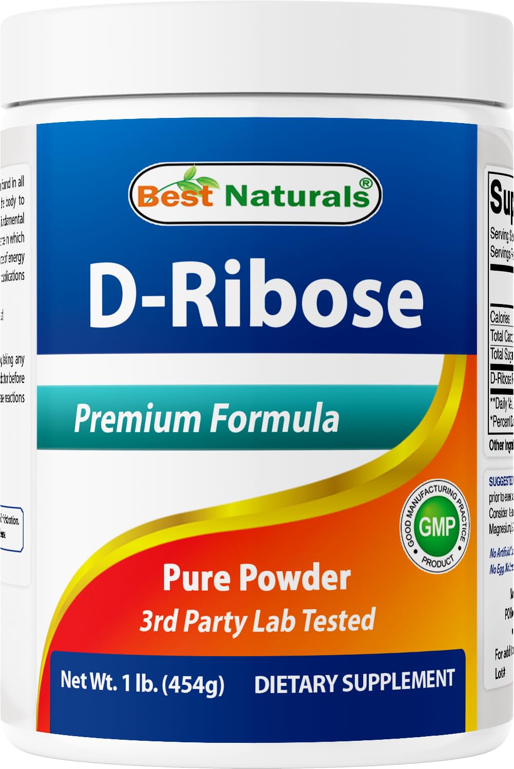 Best Naturals D-Ribose Powder 1 Pound (1 LB (Pack of 1))