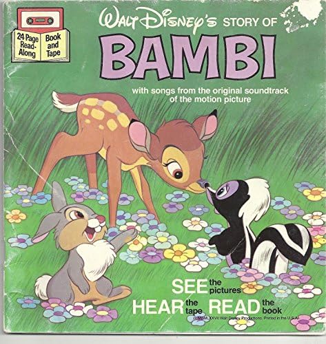 WALT DISNEY'S STORY OF BAMBI - 24 PAGE READ ALONG