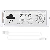 ELECROW ESP32 E-Ink Display 5.79 Inch E-Paper HMI Display Black/White Color | CrowPanel E Ink Screen with 272x792 Resolution Compatible with Arduino IDE, Driven by SPI Interface