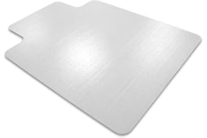FLOORTEX Cleartex Ultimat 35.04-inch x 46.85-inch Rectangular Chair Mat for Carpet, Polycarbonate (FC118923LR)