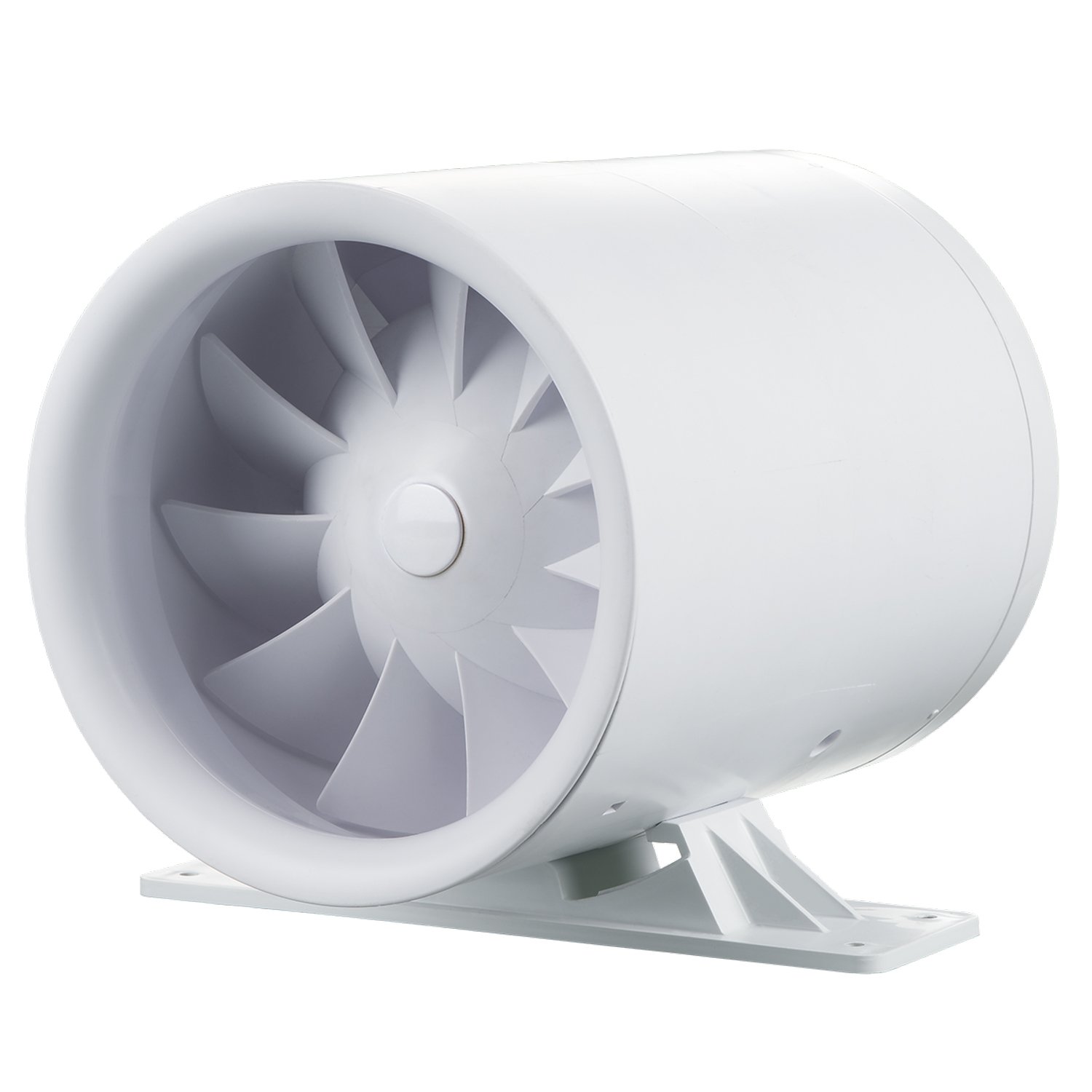 Blauberg UK Ducto 150 Blauberg Line Duct Mounted Extractor Fan Standard-150 mm, 22 W, 240 V, Brilliant White, Standard