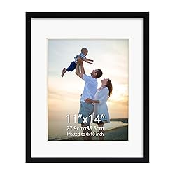 Hoikwo 11x14 Black Picture Frame, Display Pictures