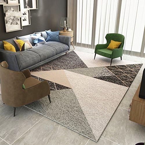 franchise house Decorative rugs,Xiandai carpet,Simple nordic,Area rug,Sofa side,Tea table Children mat Easy to clean Home Living room Bedside baby crawling mattress -E 140x200cm(55x79inch)