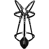 PU Leather Harness For Men Body Chest Belt Sexy Clubwear Male Bdsm Clothes Lingerie for Sex