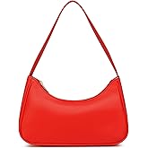 Afashor Shoulder Bags for Women Vegan Leather Hobo Sling Tote Handbag Retro Clutch Purse with Zipper Closure | Retro, with Zipper Closure