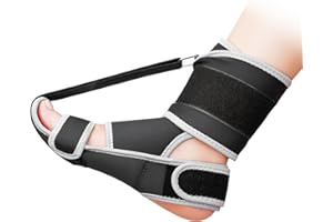 ZYHEVRI Plantar Fasciitis Night Splint, for Plantar Fasciitis Relief, Achilles Tendonitis Healing, Bone Spurs, Foot Drop, Flat Arches, and Adjustable Foot Support. Soft, Breathable, Unisex, One Size Fits all