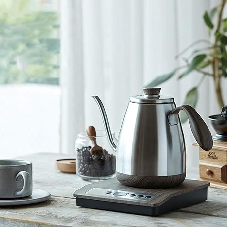 Amazon Co Jp 電気ケトル おまけ特典付 温度調節ドリップケトル おまけ付 ドリップコーヒー キッチングッズ オシャレ お洒落 可愛い かわいい 家電 温度調節機能 保温 ハンドドリップ メモリー機能 ホーム キッチン