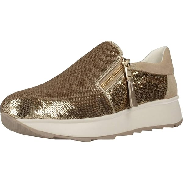 Geox D Serilda F Moccasin voor dames, zwart, 39.5 EU