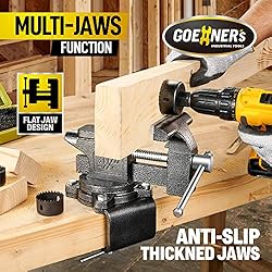 [Upgraded] Multi-Purpose Bench Vise 4-1/2", Table