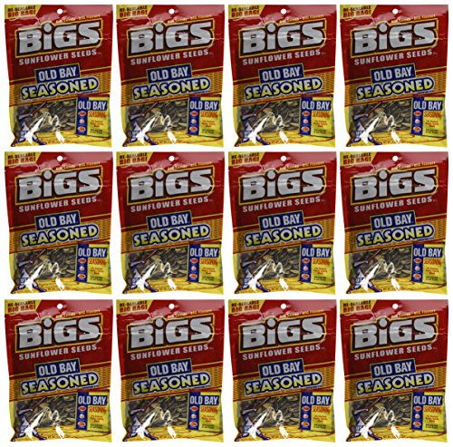 Bigs Old Bay Catch of the Day Seasoned Sunflower Seeds, 5.35 Ounce -- 12 per case