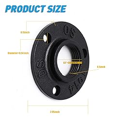 Antirust Black Painted Floor Flange, Home TZH