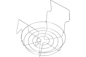 Stainless Steel Canning Rack, Rustproof Foldable Contoured Steel Handles Rack for Water Bath Canning Holds 8 Mason Jars