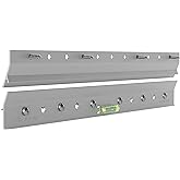 OOK French Cleat, Picture and Mirror Hanger with Hardware, 100lb, Aluminum, 533208