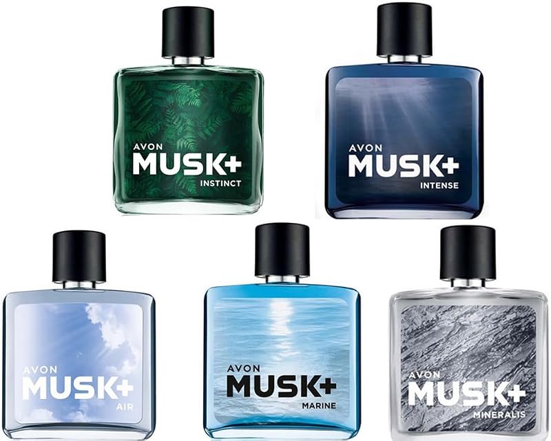 Avon Men's Musk Freeze Eau de Toilette 75ml Woody Aromatic Aftershave Fragrance