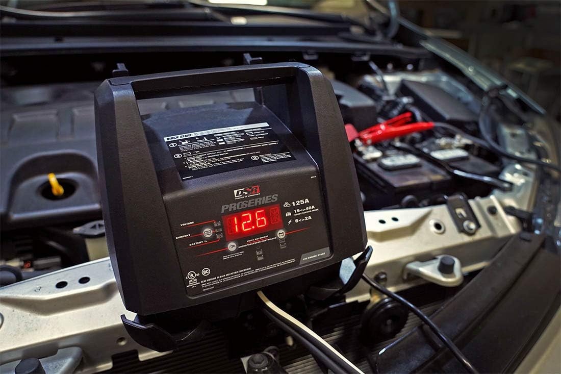 Schumacher DSR118 DSR Pro Series 2/15/125A 12V DOE Handheld Battery Charger: Automotive