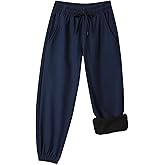 XiaoLongRen Toddler Fleece Lined Warm Joggers for Baby Boys Girls Thermal Winter Sweatpants Kids Hiking Pants