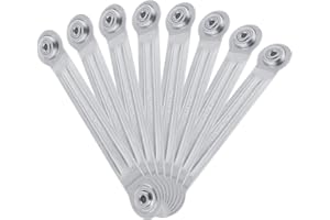 L Continue 8 Pack Glider Bracket Hardware, Hardware Center Distance 7-1/2" and Bolt Hole Diameter 1/4".