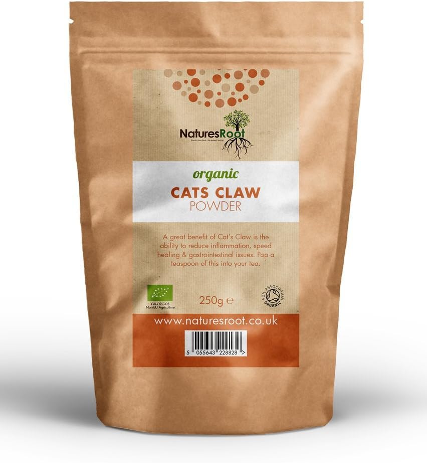 Natures Root Bio Katzenkralle Pulver 100 Reiner Katzenkralle Cats Claw Immunsystem Una De Gato 500g Amazon De Drogerie Korperpflege