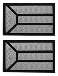 2 PCS AliPlus Kuwait Flag Patches IR Infrared