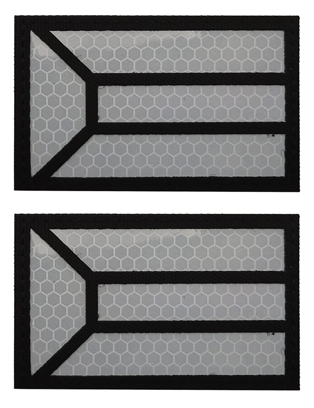 2 PCS AliPlus Kuwait Flag Patches IR Infrared