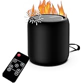 Fireplace Crackler Sound Box for Electric Fireplace with Remote Control | Long-lasting Realistic Rechargeable Fire Crackling Sound Machine for Gas Fireplace, Fire Crackler Sound System, Fire Noise