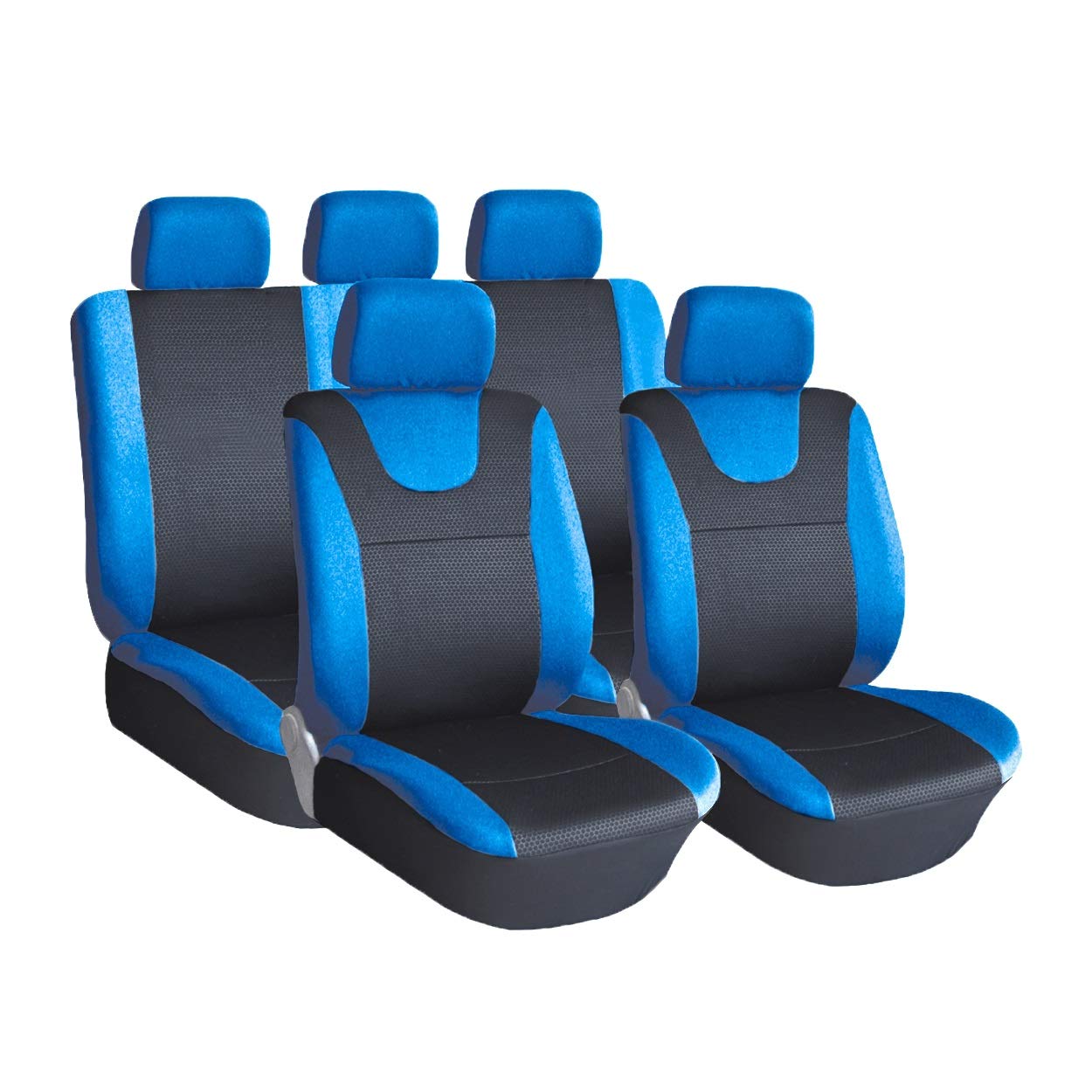 XtremeAuto® Illusion Universal Car Seat Covers (BLUE)