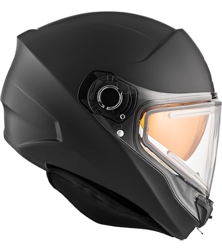 Amazon.com: Hjc DS-X1 Solid Snow Helmet with Electric Shield Large Matte  Black : Automotive