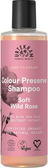 Urtekram Colour Preserve Shampoo Wild Rose 250 ml Vegan Organic Natural