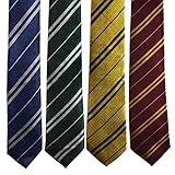 School Uniform Neckties - Wizard Pinstripe Costume Tie