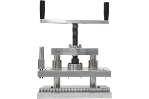 KOTENTOP 12" Staple Fastener Installation Tool Conveyor Belt Lacing Machine Manual Roller Lacer for Flexco Mato Alligator Butterfly Steel Buckle Fasteners Splicing,12 Buttons,High Efficiency & Long-Lasting